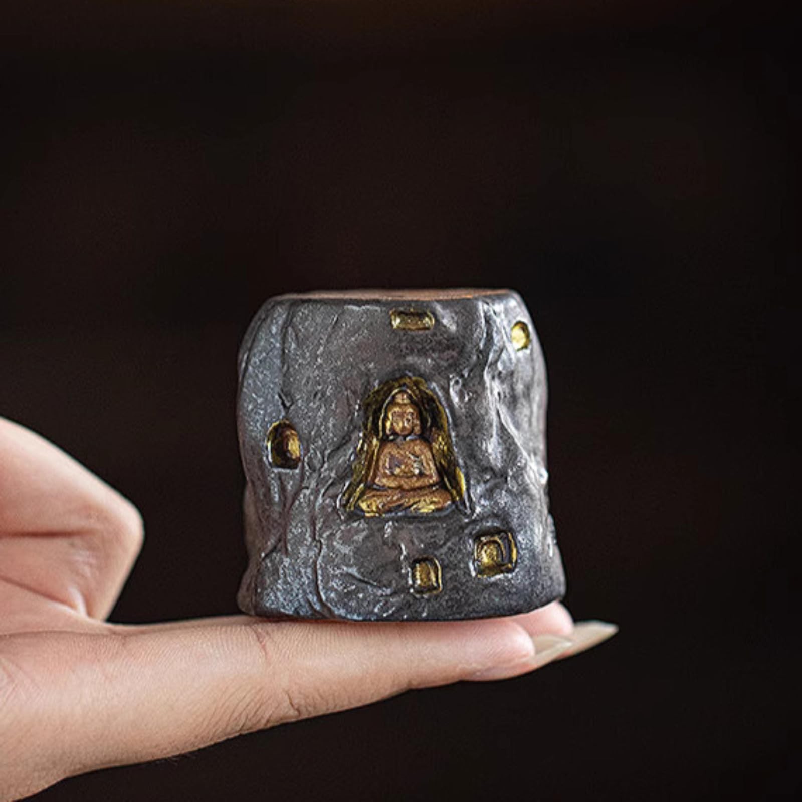 Chinese Teapot Lid Holder Ceramic Tea Pet 4.8cm Kung Fu Tea Set Tea Ceremony