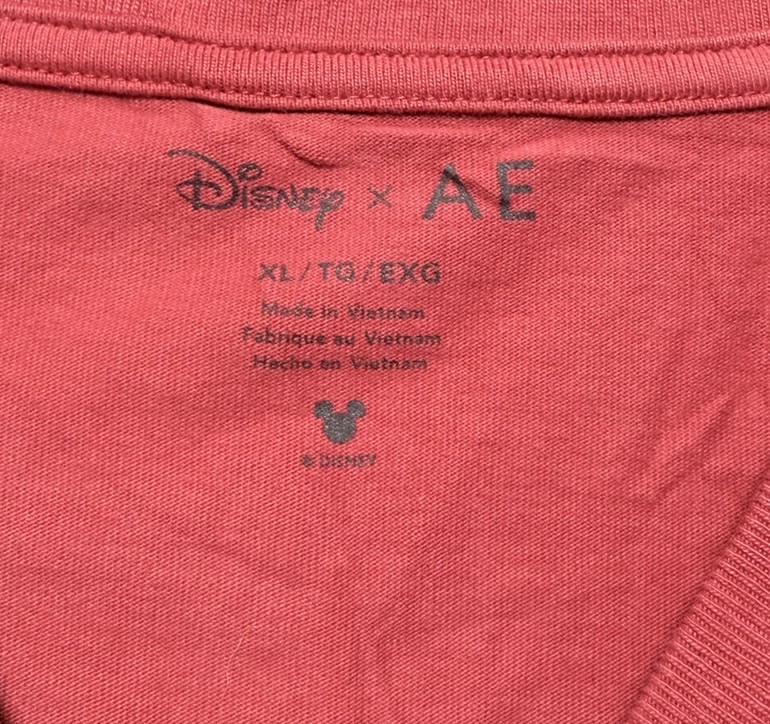 American Eagle Mickey Mouse Disney Fireworks Graphic Tee XL Fireworks Limited