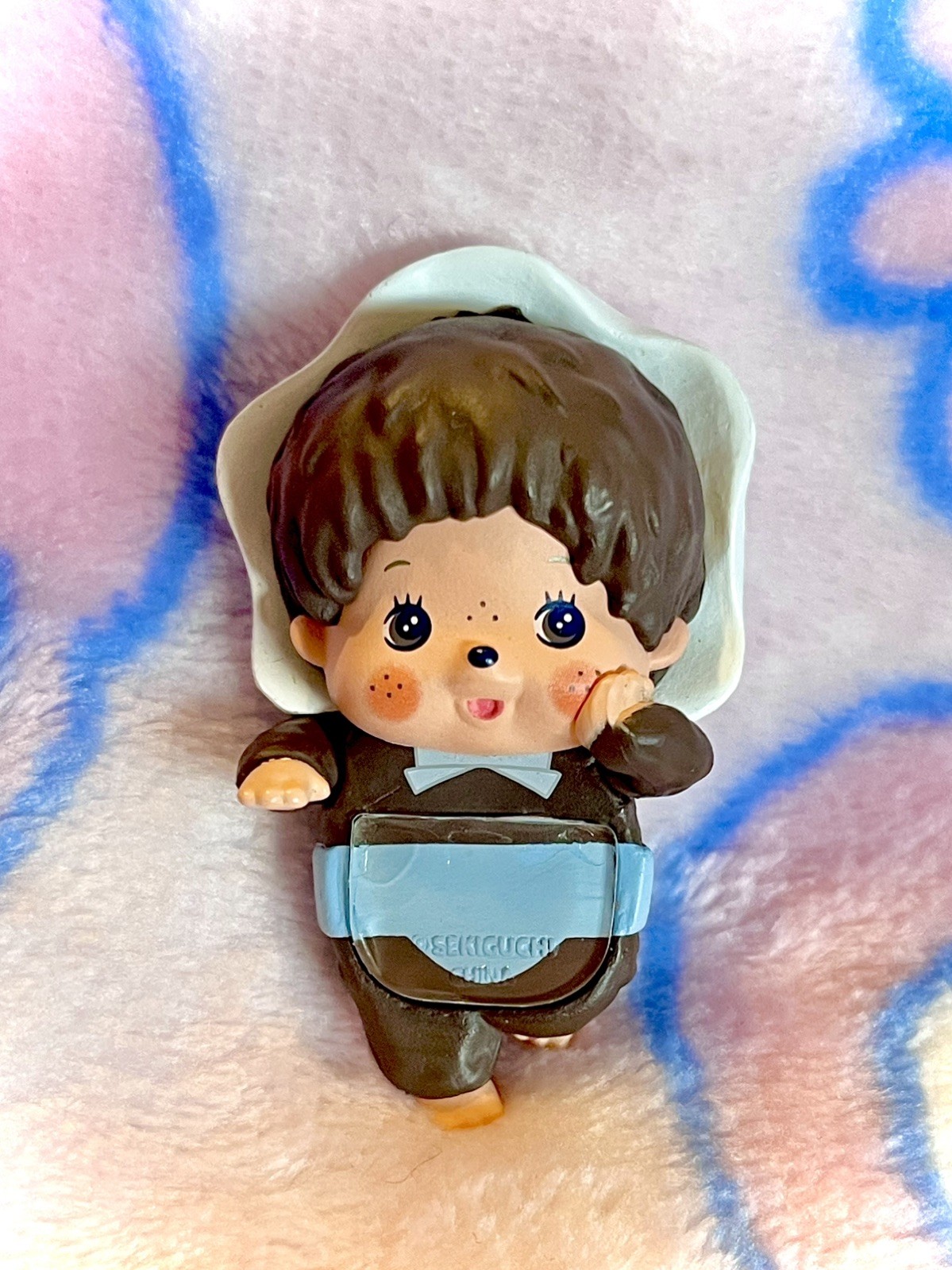 Monchhichi Hippers~ Bebichhichi BOY~Latch-On Mini Figure- Open Box -Sonny Angel