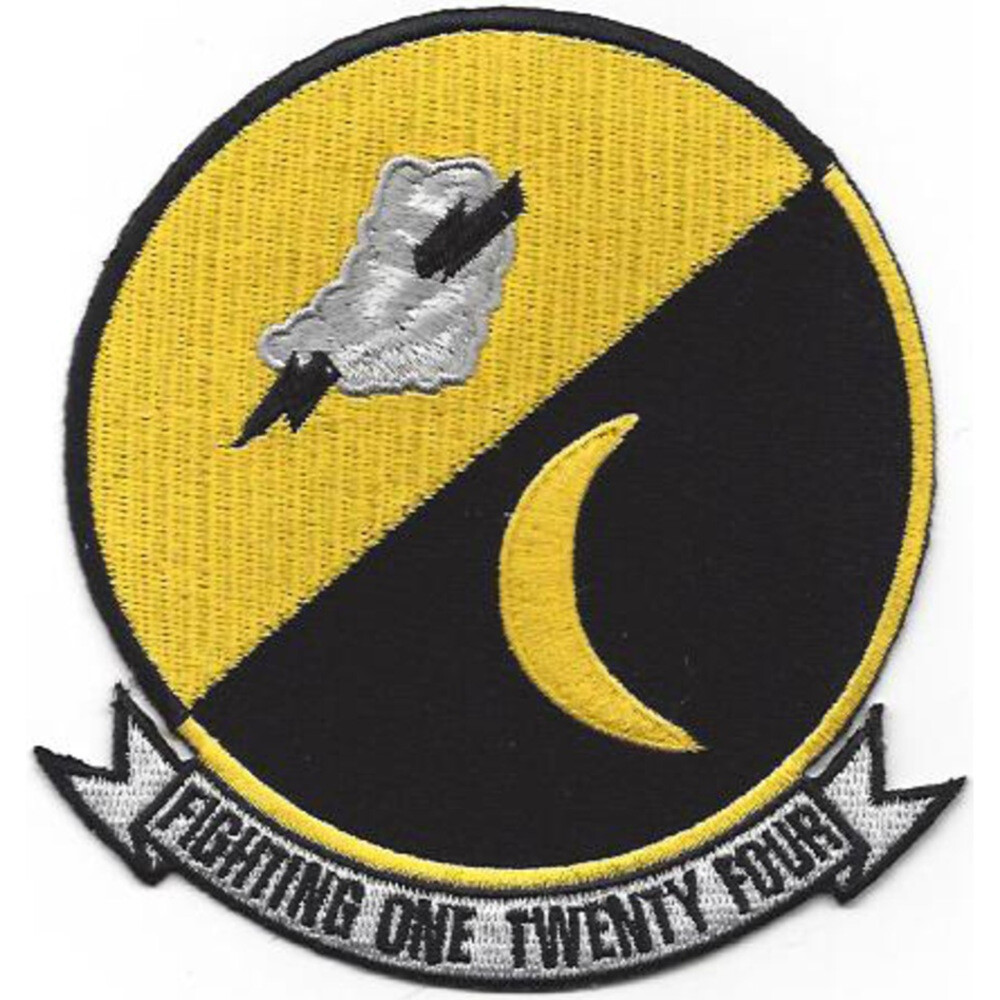 VF-124 Fighter Squadron One Twenty Four Patch – Version B