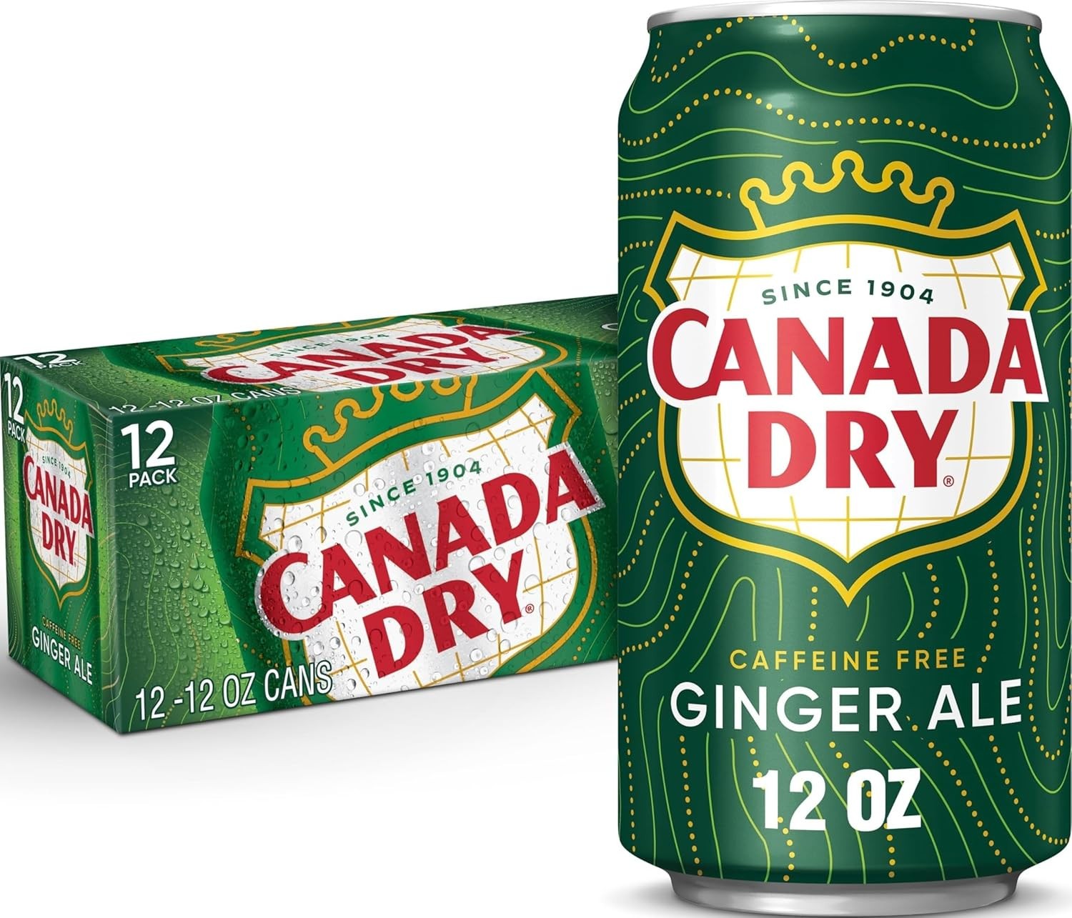 Canada Dry Ginger Ale Soda, 12 fl oz cans, 12 pack Free Shipping