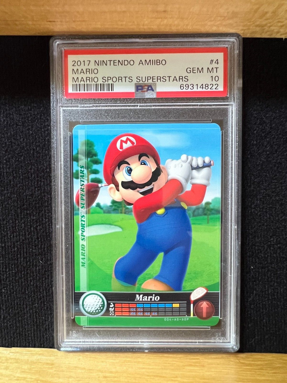 2017 Nintendo Amiibo #4 PSA 10 Super Mario Sports Superstars GOLF