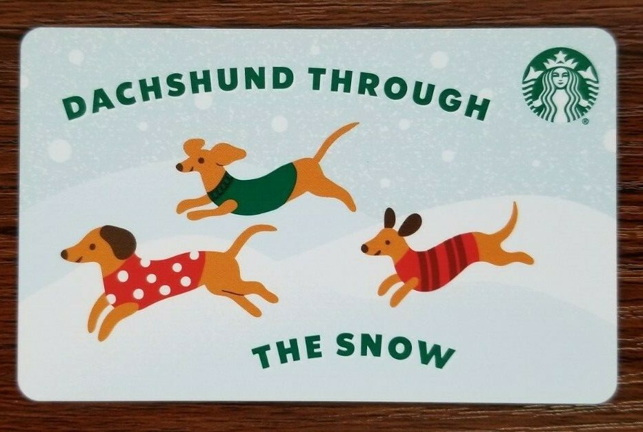 Starbucks Card #6197 – Dachshund Line Marker 2021