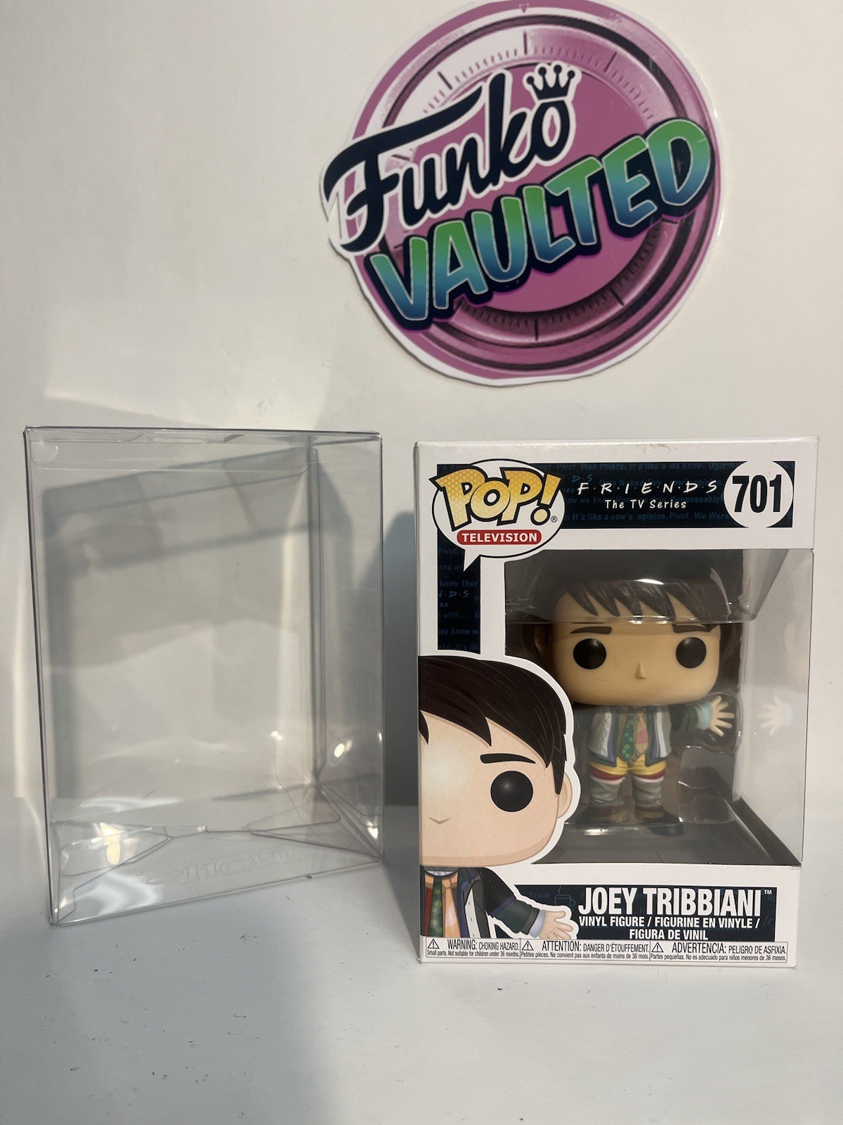 Funko Pop 701 Joey Tribbiani Vaulted W/protector