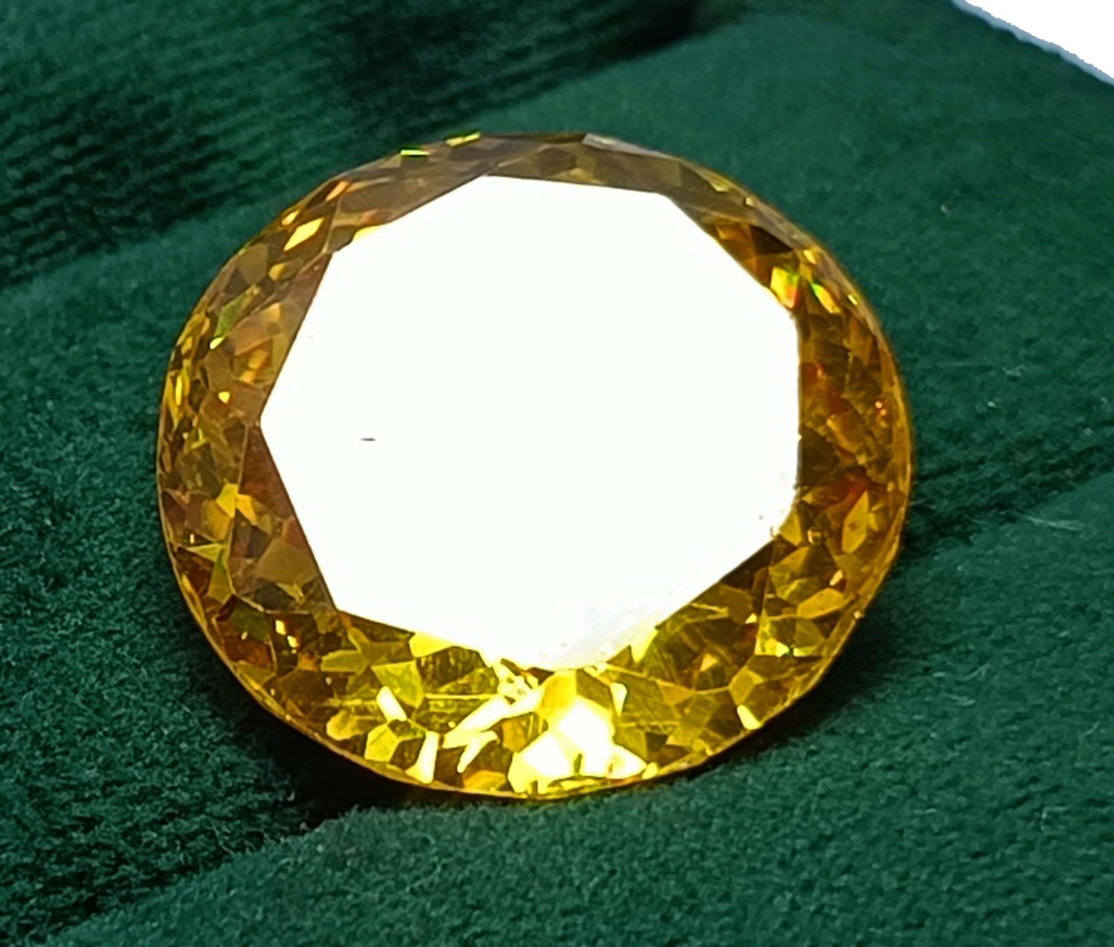 56.10 Ct Natural Yellow Sapphire Round Cut IGL Certified Loose Gemstone 5AOO