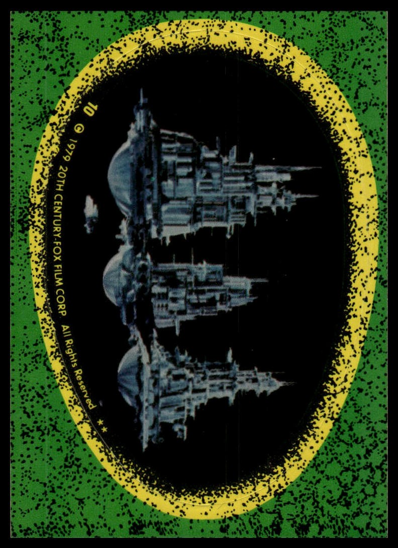 1979 Topps Alien #10 The Refinery Stickers