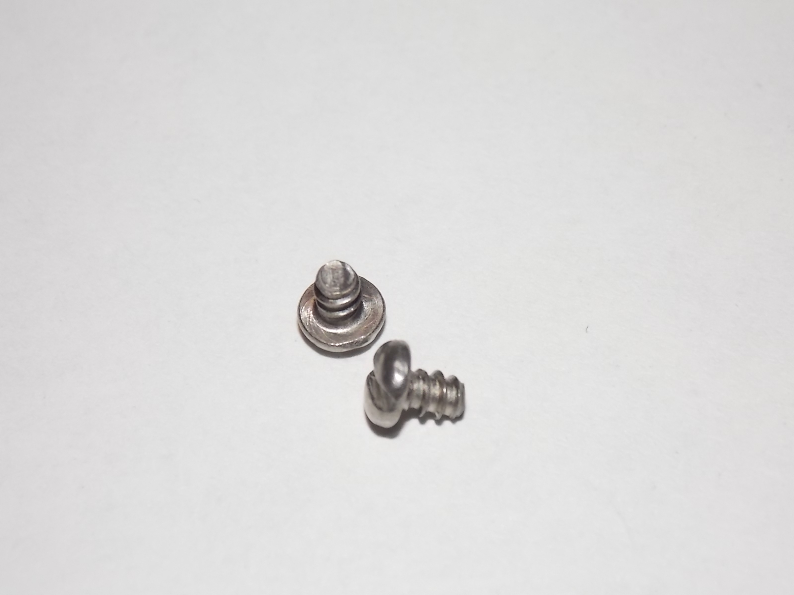 2 SS Head badge screws schwinn & other bicycle headbadge name plate screw