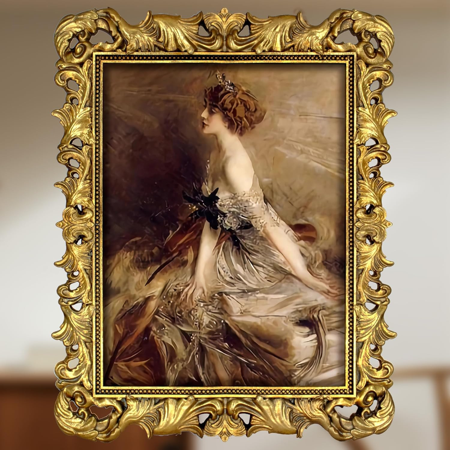 Gold 11×14 Picture Frame Vintage Ornate Picture Frames Antique Baroque for Wall