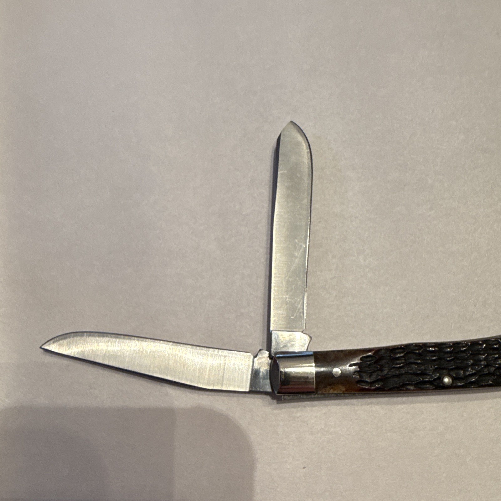 Case XX Pretty Bone Full Size Trapper 1978 6254 SS Absolutely Beautiful No Box