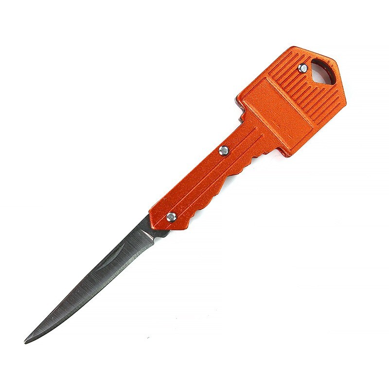 6PCS Portable Pocket Knife Key Shape Mini Key Chain Survival Key Chain Knife