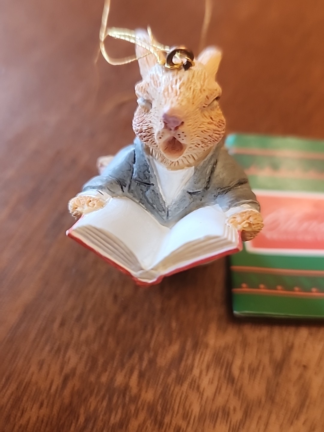 Jacob rabbit Christmas/Easter ornament