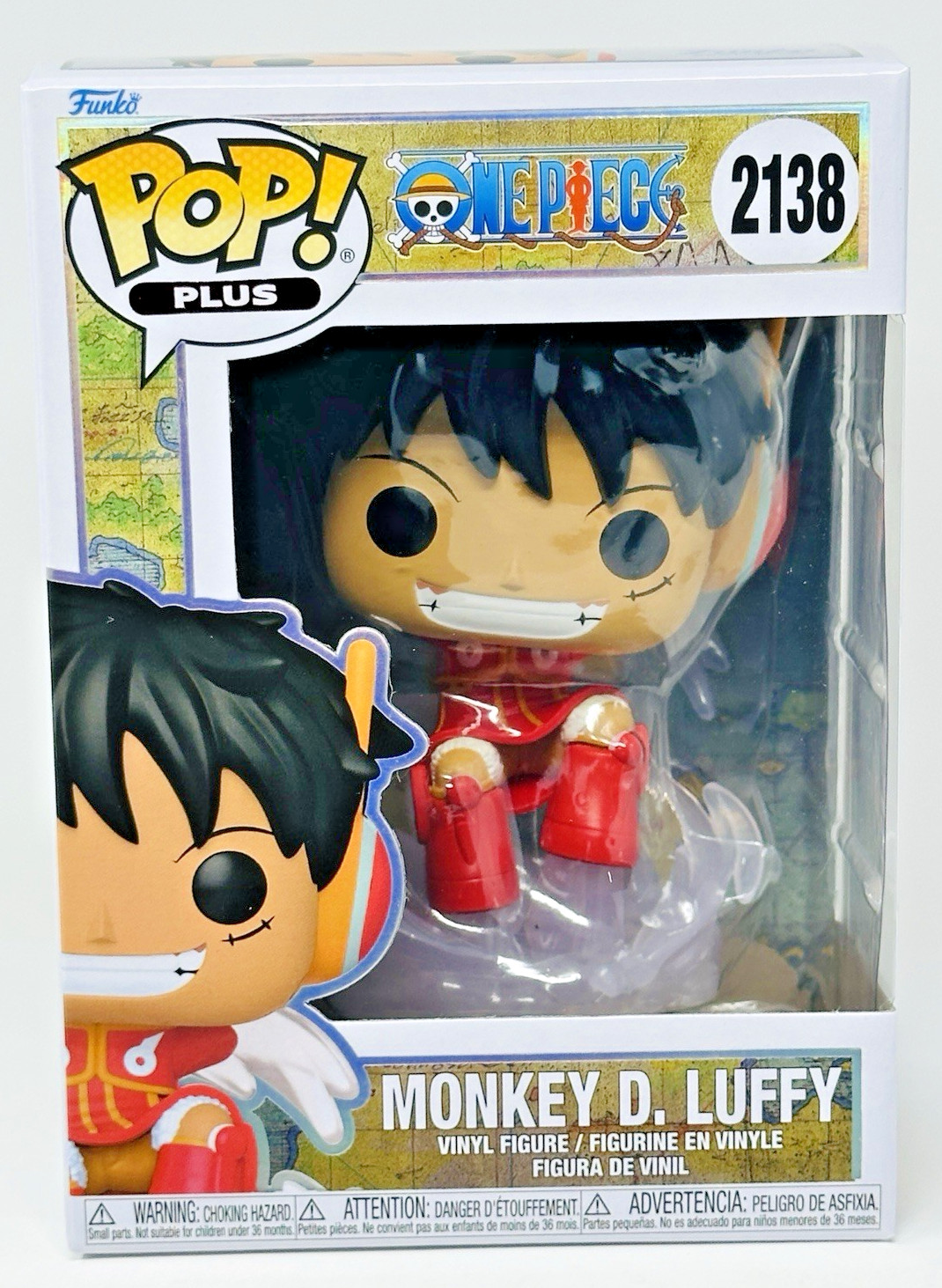 Funko Pop! Plus- One Piece (Egghead Island): Monkey D. Luffy #2138 w/Protector