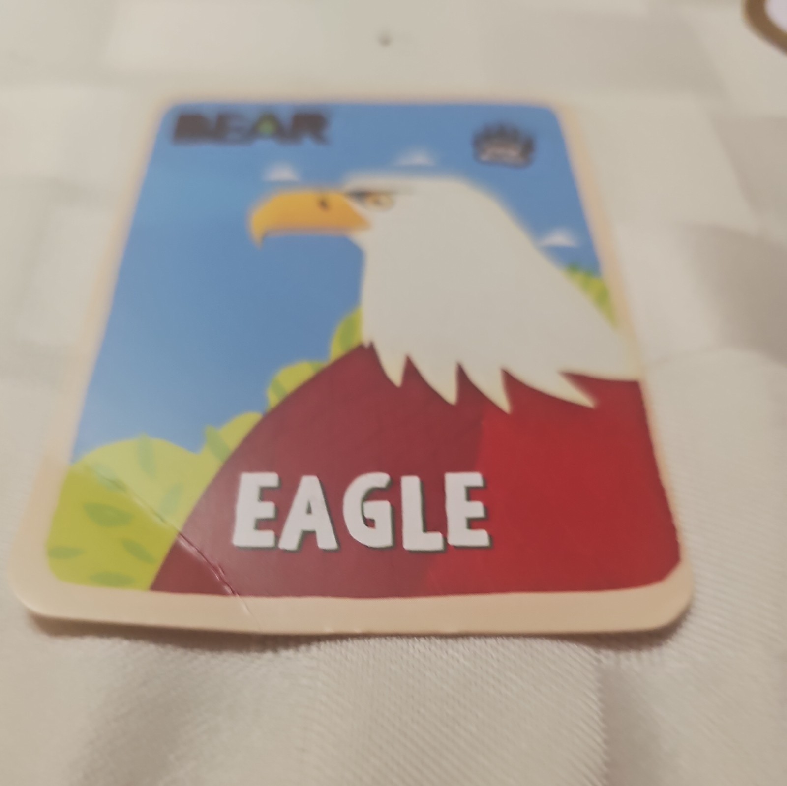 EAGLE – Bear’s Collectible Animal Cards – Bear Fruit Rolls – HELP TURTLES