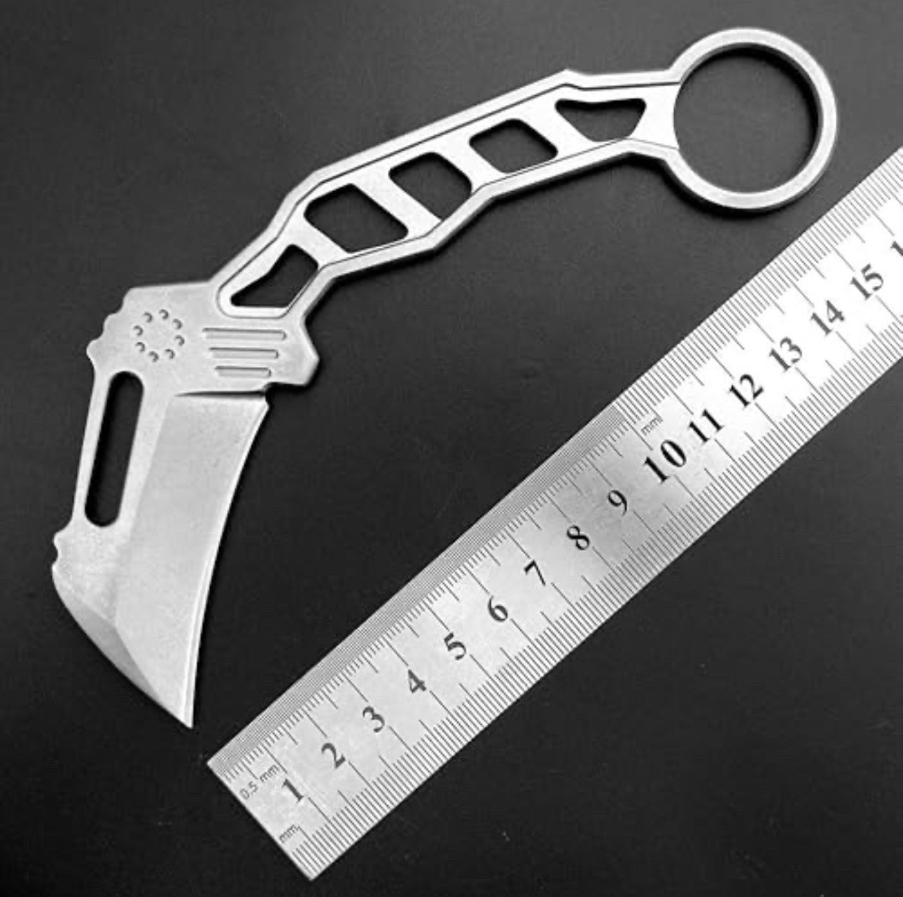 Tactical Karambit Fixed Blade Boot Knife – Self-Defense Concealable Neck Knife