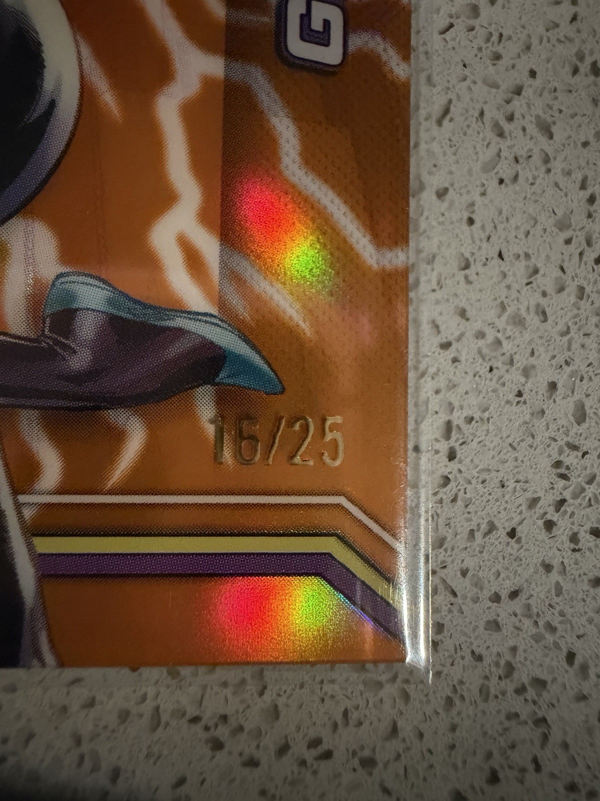 2026 Topps Chrome Marvel Ghost Spider Orange Lightning Refractor /25