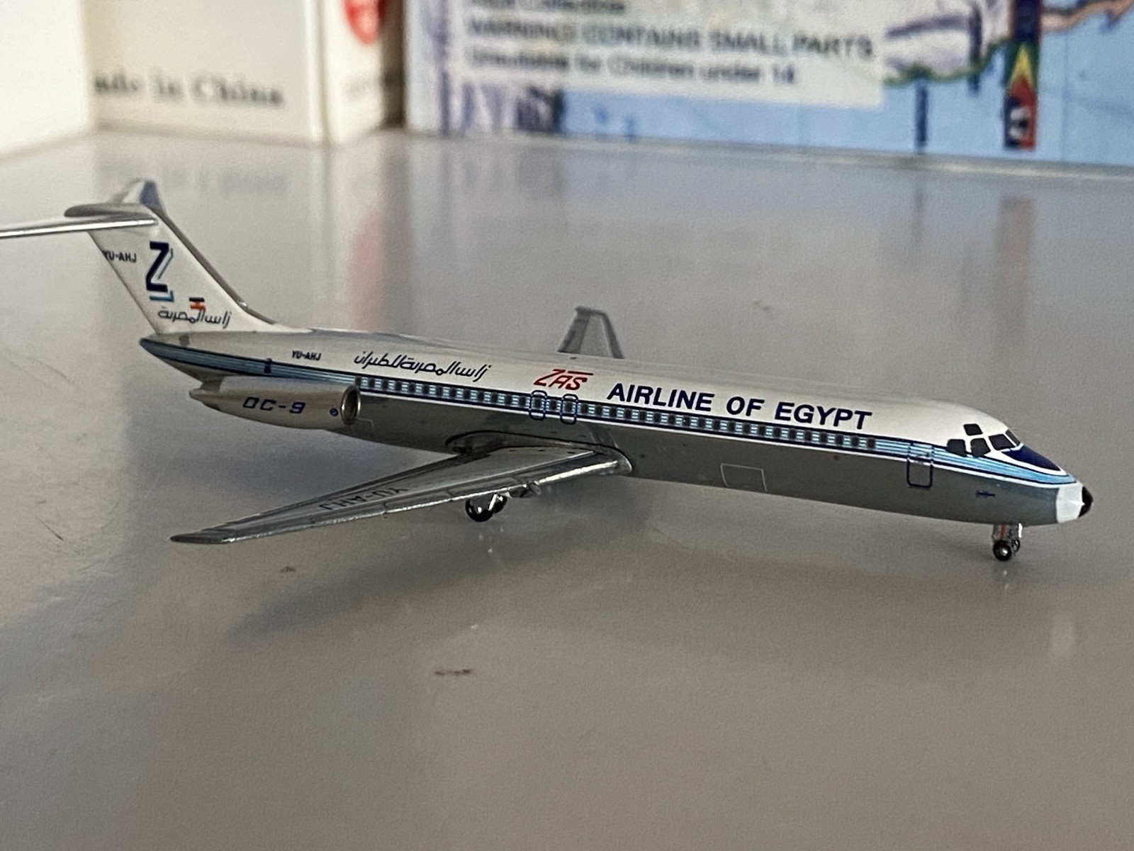 Aeroclassics ZAS Airline of Egypt Douglas DC-9-30 1:400 YU-AHJ HC-017