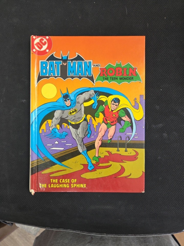 VINTAGE! Batman & Robin-The Case Of The Laughing Sphinx 1982-DC-hardback