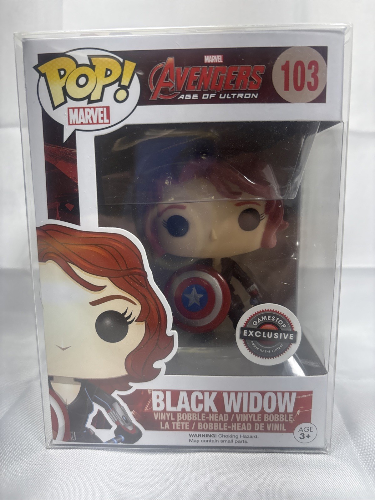 Funko Pop! Vinyl: Marvel – Black Widow (w/ Shield) – (Exclusive) #103 JJ0220JW