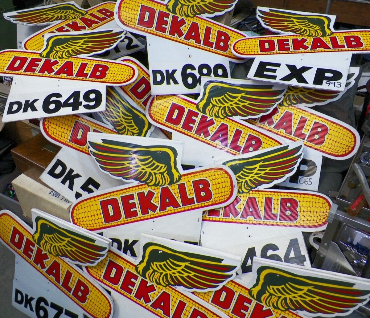 Dekalb Seed Double Sided Corrugated Polyurethane Sign