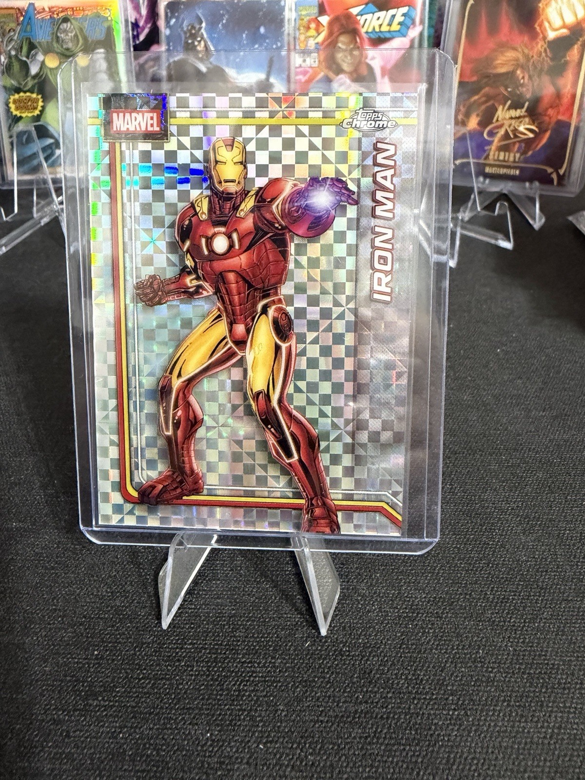 2026 Topps Chrome Marvel Comics Iron Man X-Fractor #57
