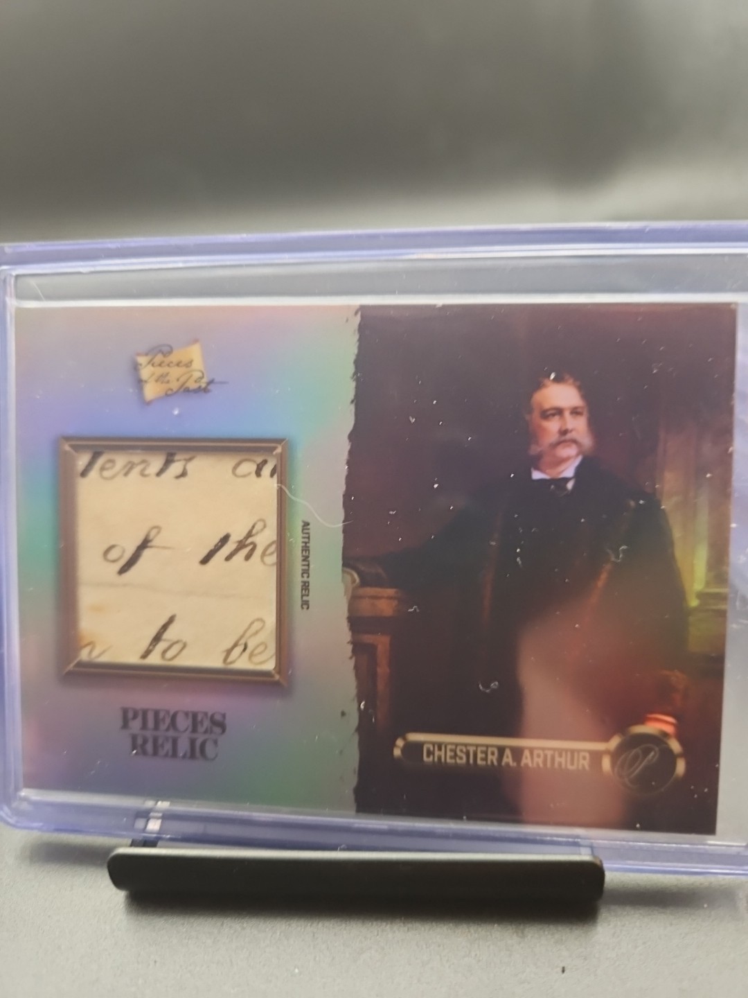 2023 Pieces of the Past Chester A Arthur Handwritten Relic #72