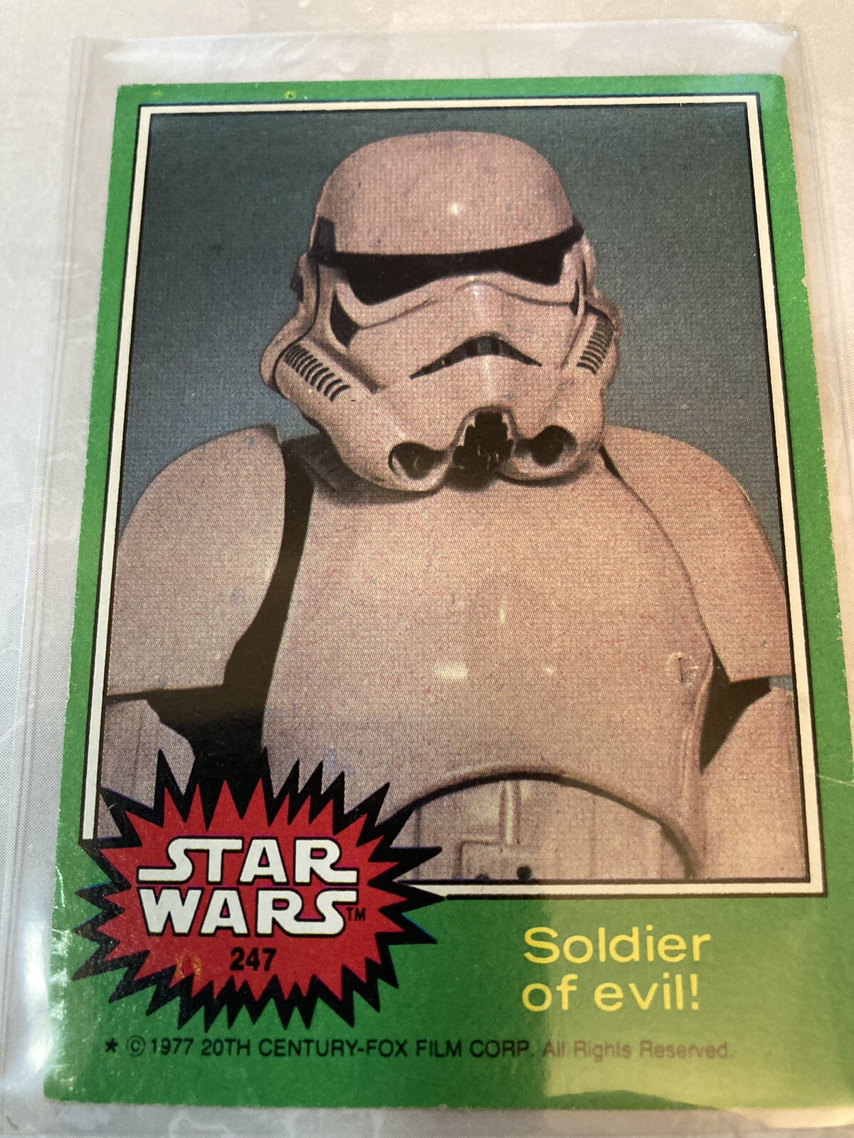 1977 Topps Star Wars Series 4 Green #247