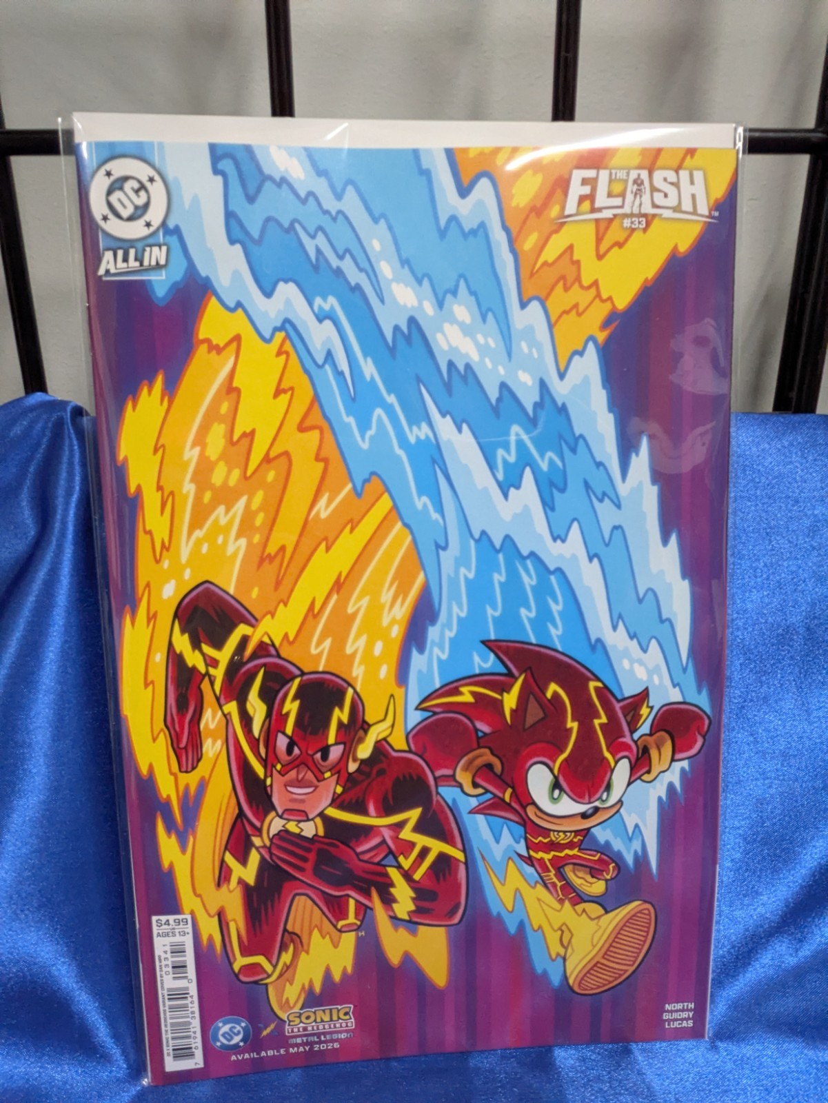 Flash #33 Cover D Dan Hipp DC X Sonic Card Stock Variant