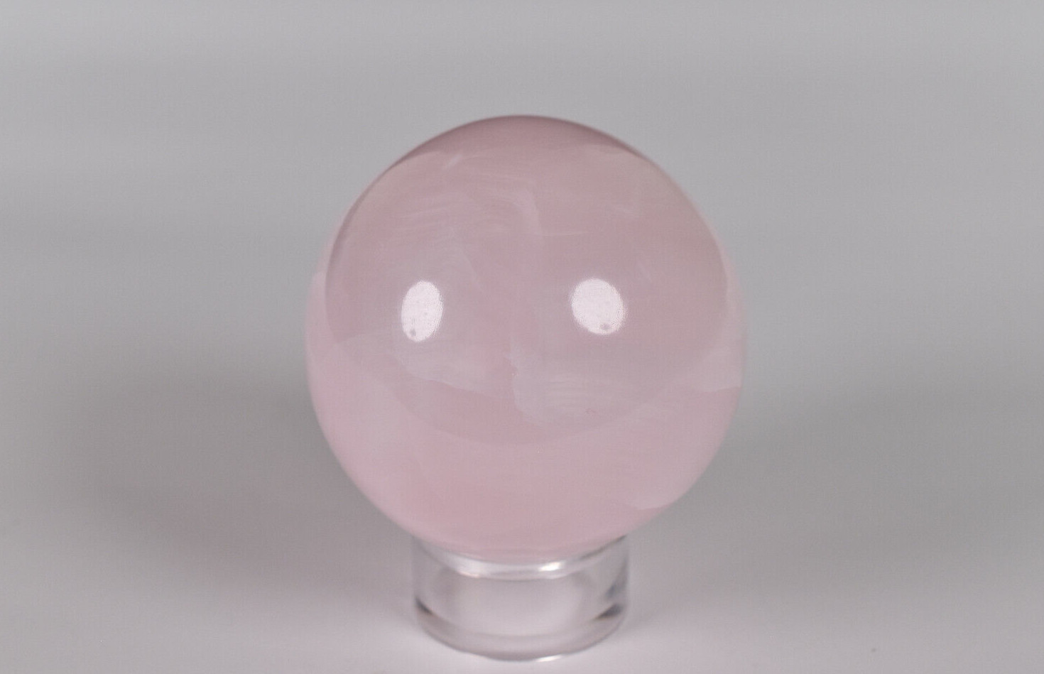 Pink Mangano Calcite Sphere Fluorescent UV Reactive from Pakistan 4.9 cm # S1