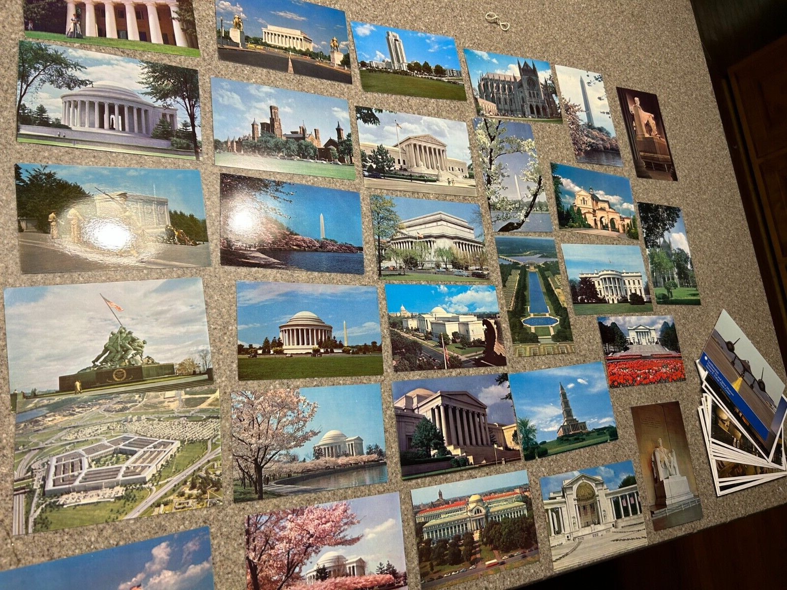 Lot of 43 Vintage Postcard Washington DC 1930s- 1970s Restaurants Pentagon