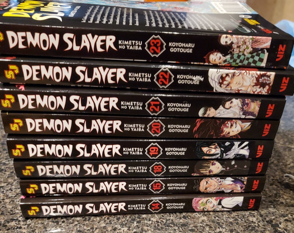Lot of 8 mix Demon Slayer – Koyoharu Gotouge – Read