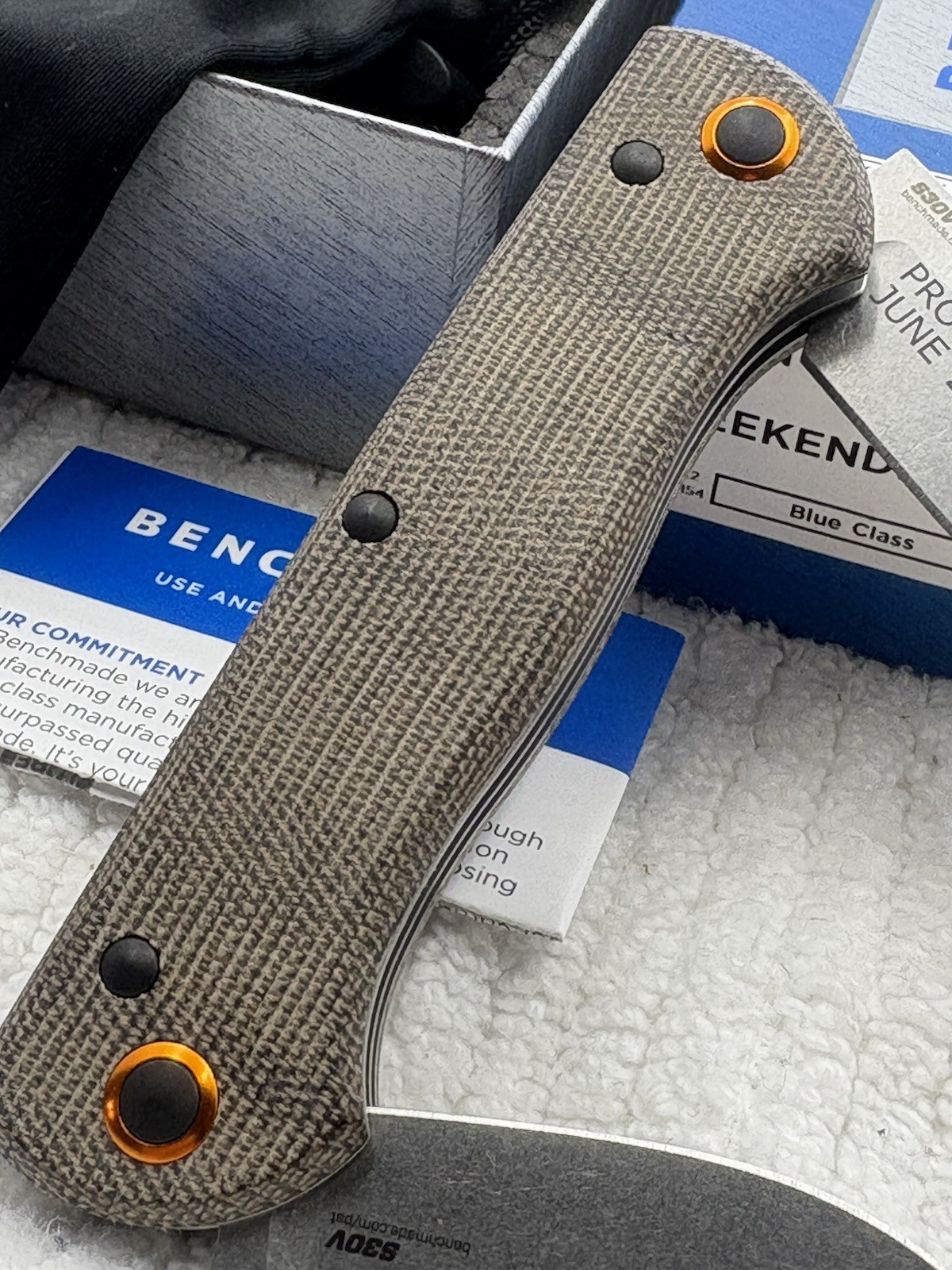 Benchmade 317-1 Weekender Prototype June 2022 Slip Joint Made In USA New In Box