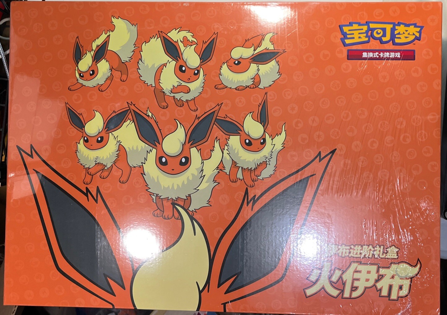 Pokemon Chinese TCG Exclusive Eevee Advanced Gift Box(Flareon VMAX) Sealed