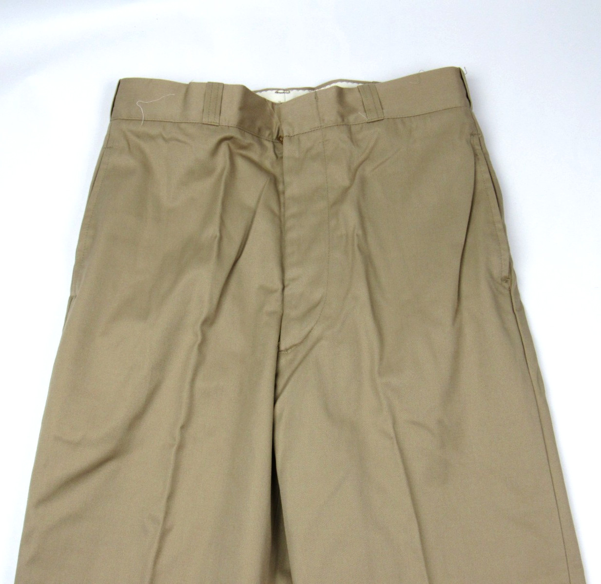 Vtg NOS 70s 1975 USMC Marine Khaki Chino Pants 31 x 33 Uniform Twill Trouser