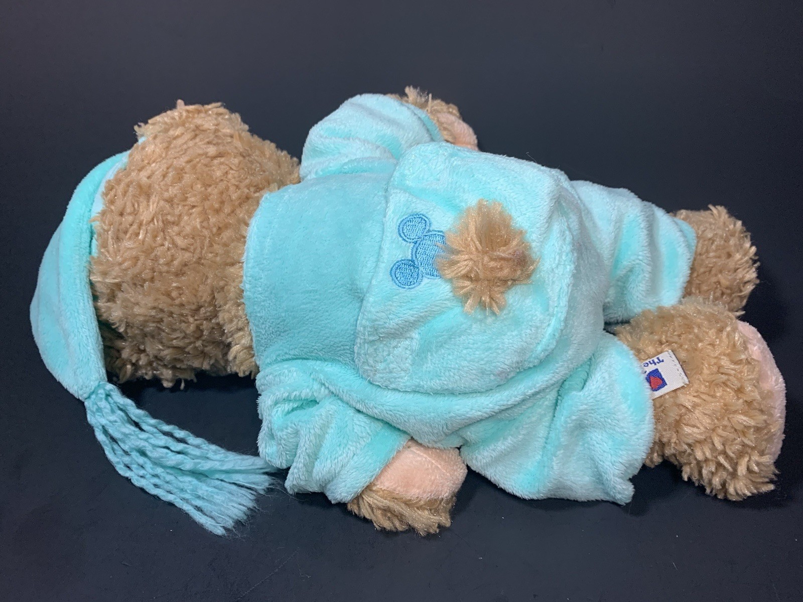Duffy My First Bear Mint Green Pajamas Hidden Mickey Stuffed Plush Disney