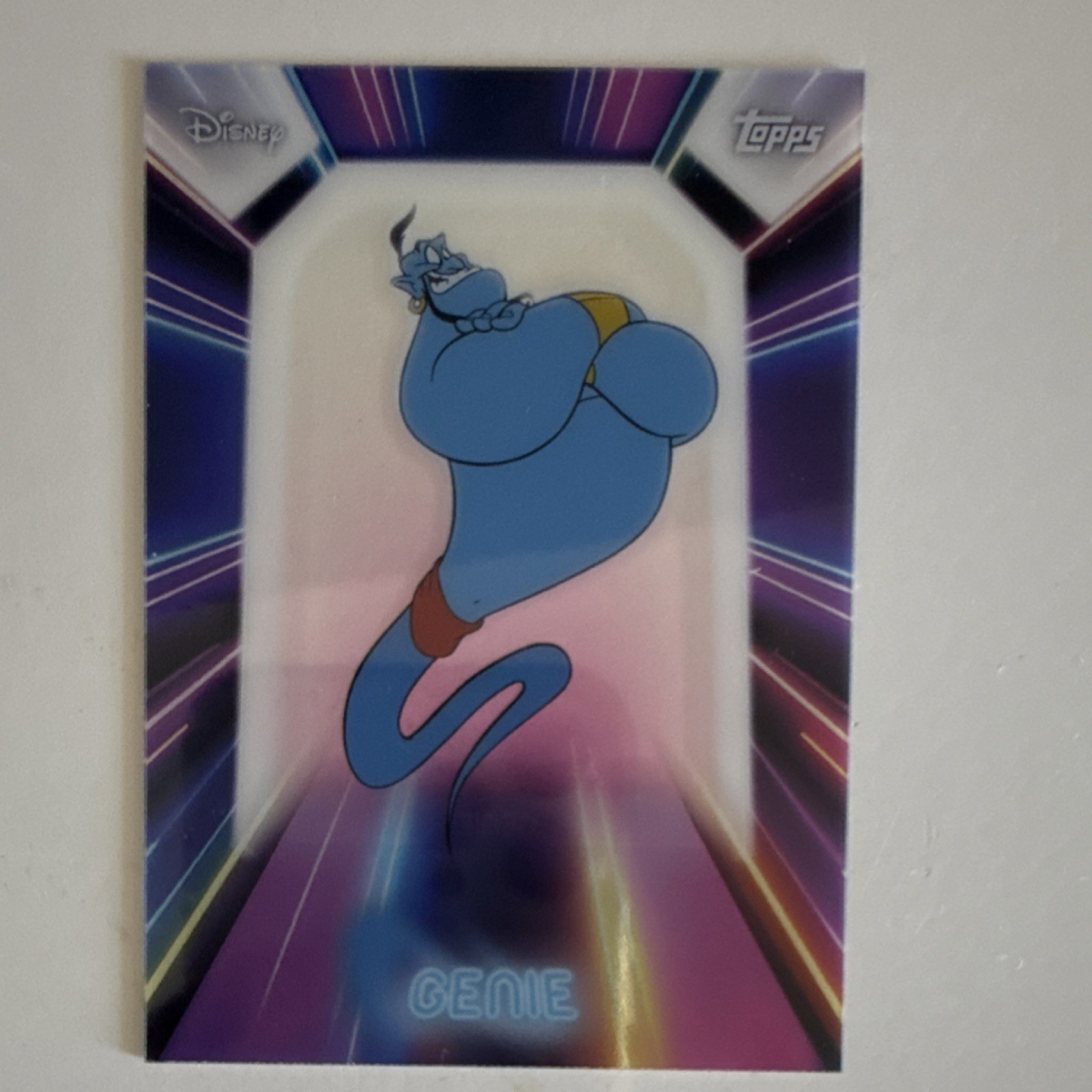 Topps Disney Neon Genie Illuminated Neon Lights Insert Card NPL-9 2026