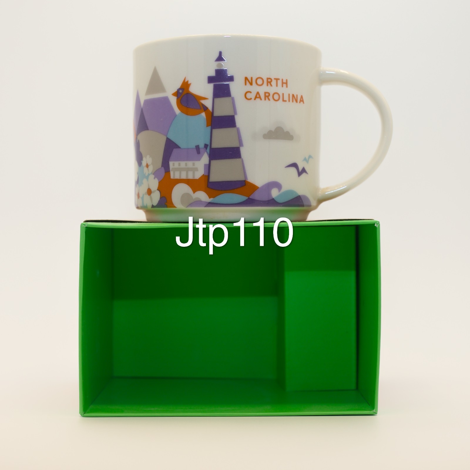 Starbucks Collectible city North Carolina Mug You are Here discontinued 14 oz