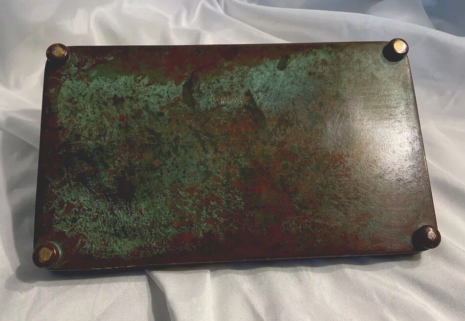 Tiffany Studios Grapevine Portable Desk Set:#7 for Rarity in “Tiffany Desk Sets”