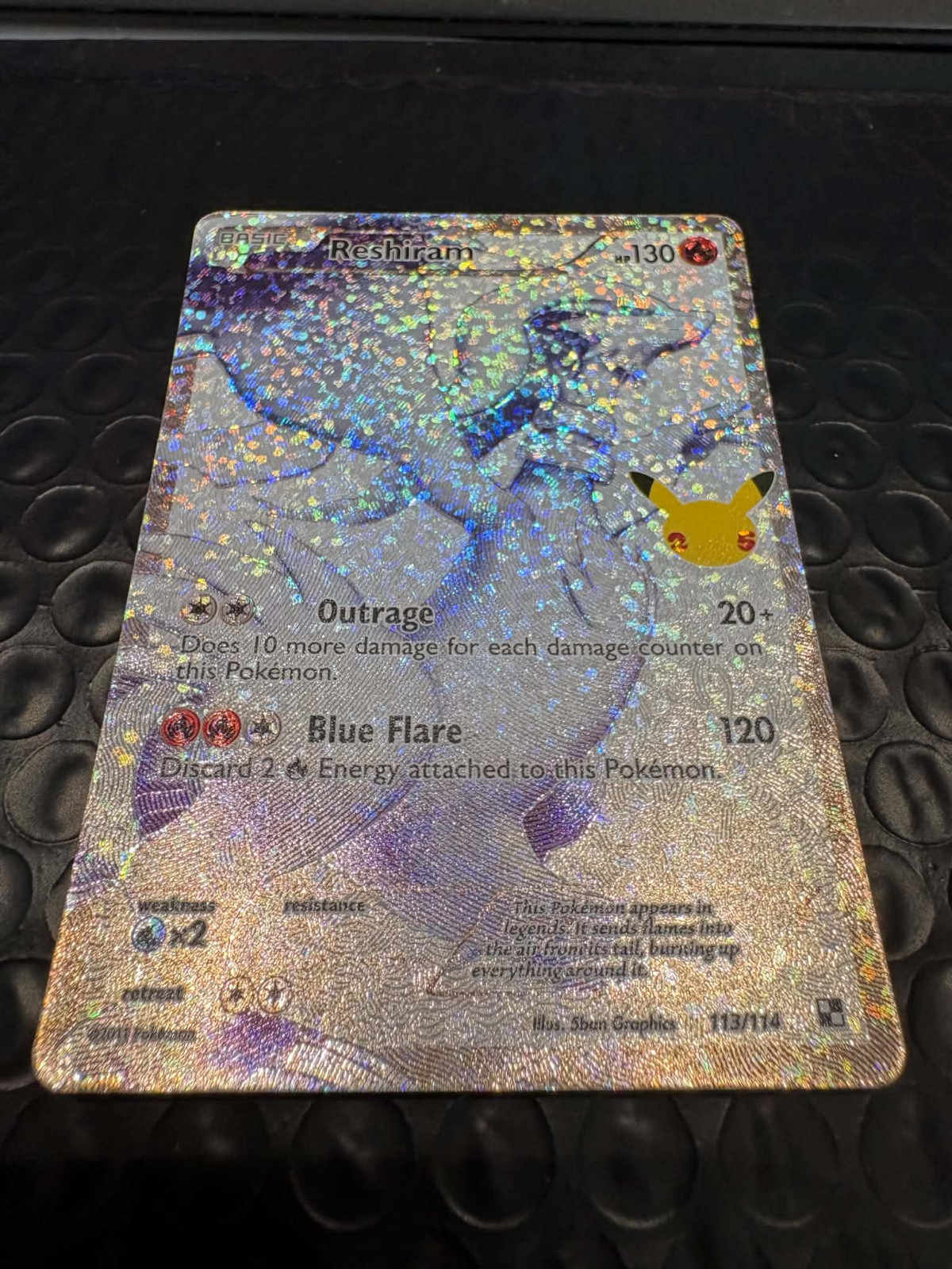 Reshiram – 113/114 Celebrations Classic Collection – Full Art – NM