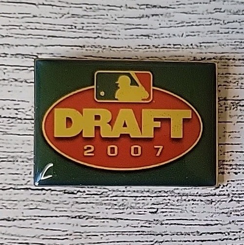 Major League Baseball MLB Draft Lapel Pin 2007 Collectible Rare HTF
