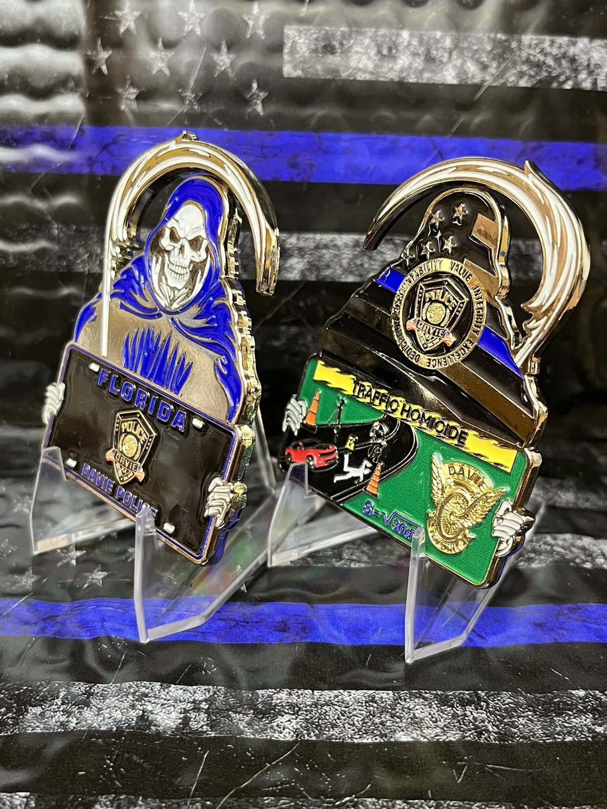 Davie Police Department Traffic Homicide Challenge Coin
