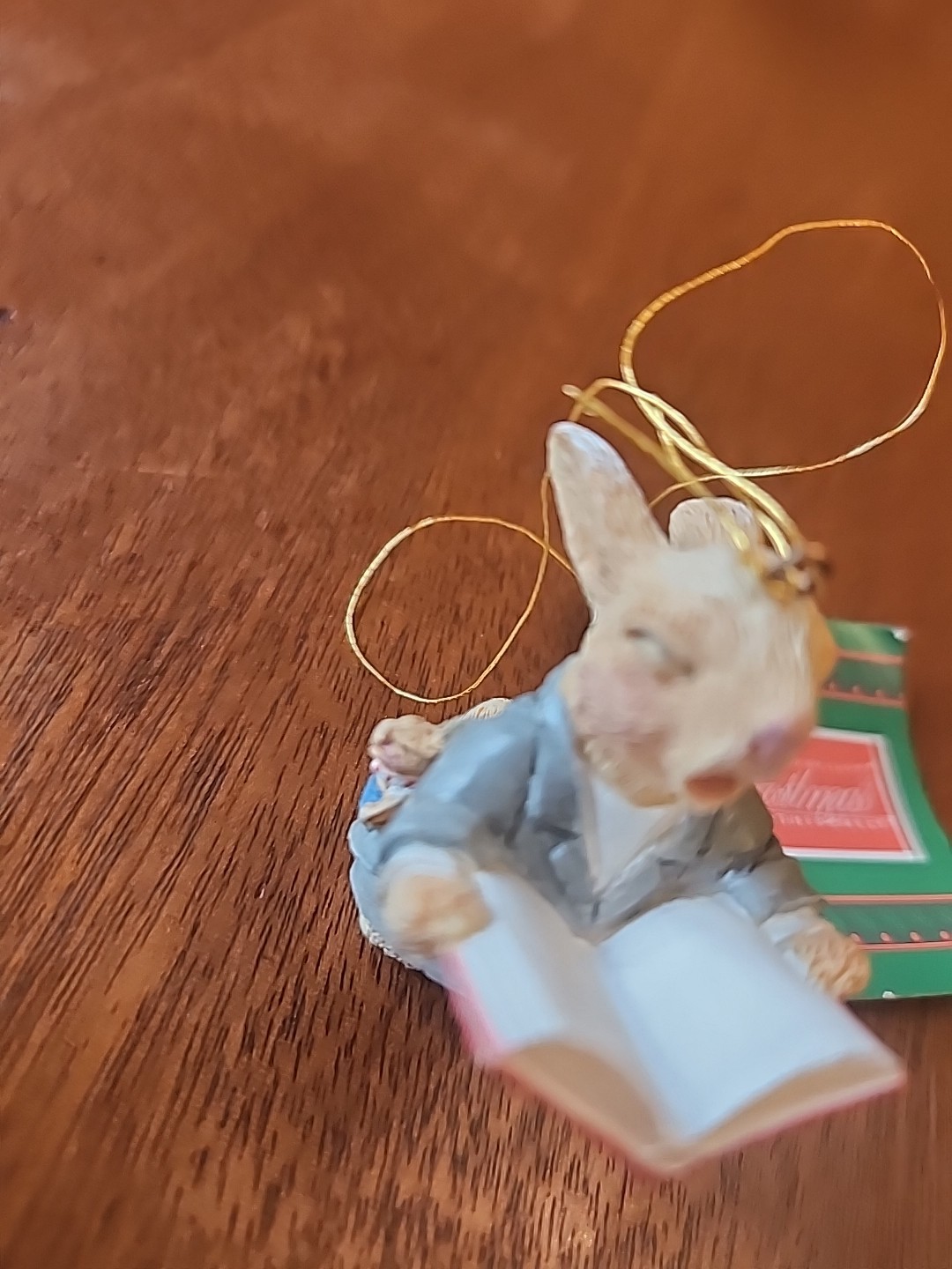 Jacob rabbit Christmas/Easter ornament