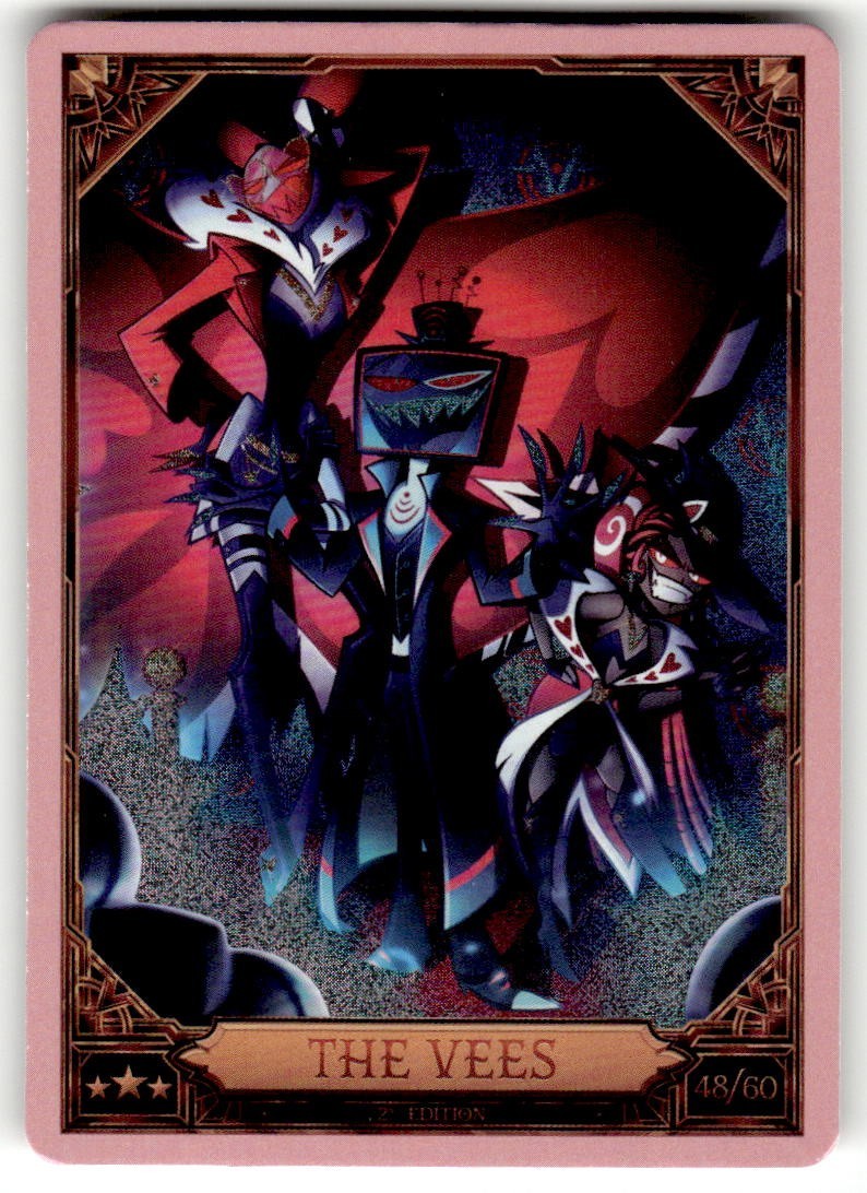 Hazbin Hotel Season 2 Trading Cards 48/60 THE VEES 2nd Edition FOIL