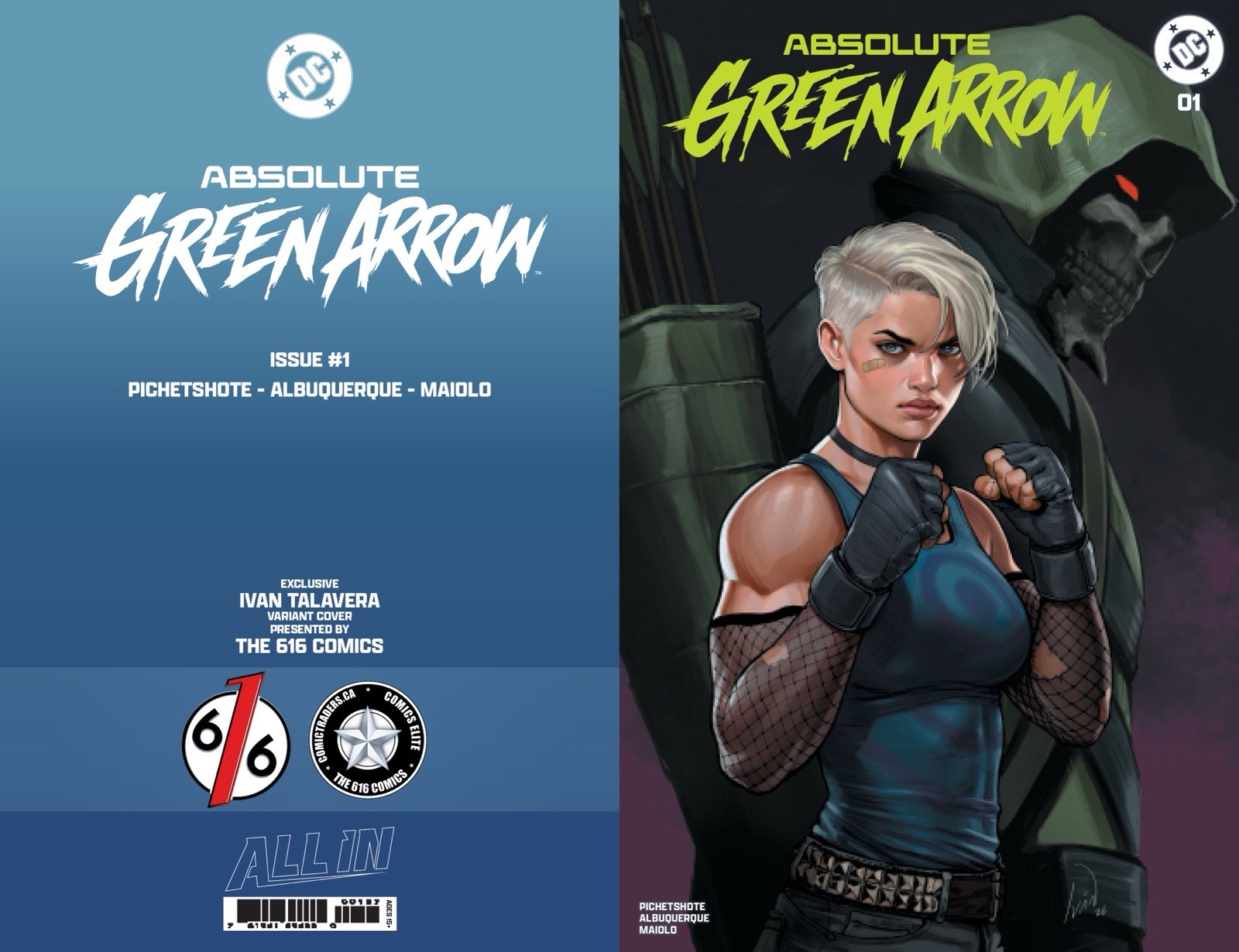 🔥 ABSOLUTE GREEN ARROW #1 IVAN TALAVERA 616 COMICS Variant AB Set LTD 1000