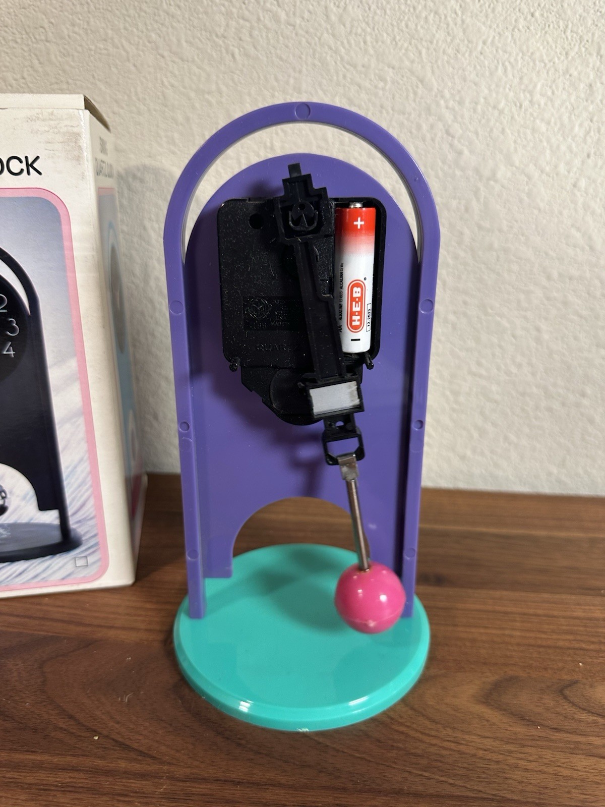 1980’s Postmodern Memphis Clock – NEW IN BOX!
