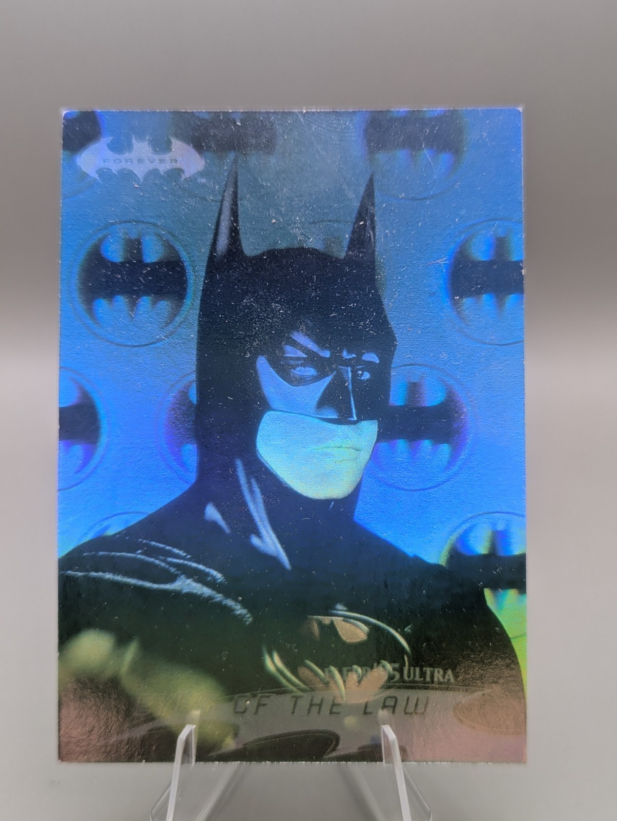 1995 Fleer Ultra Batman Forever Holograms #1 Eyes of the Law Batman Bruce Wayne