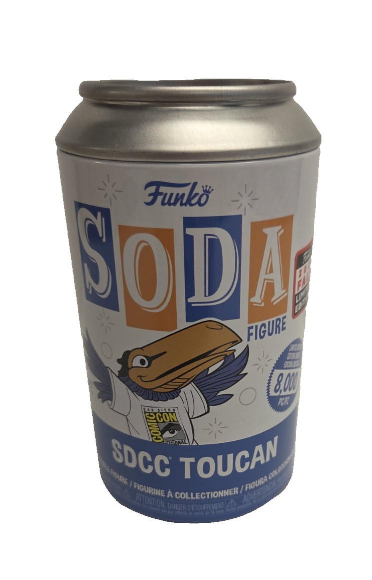 Funko Vinyl Soda: San Diego Comic Con – SDCC Toucan – Limited Edition FREE SHIP
