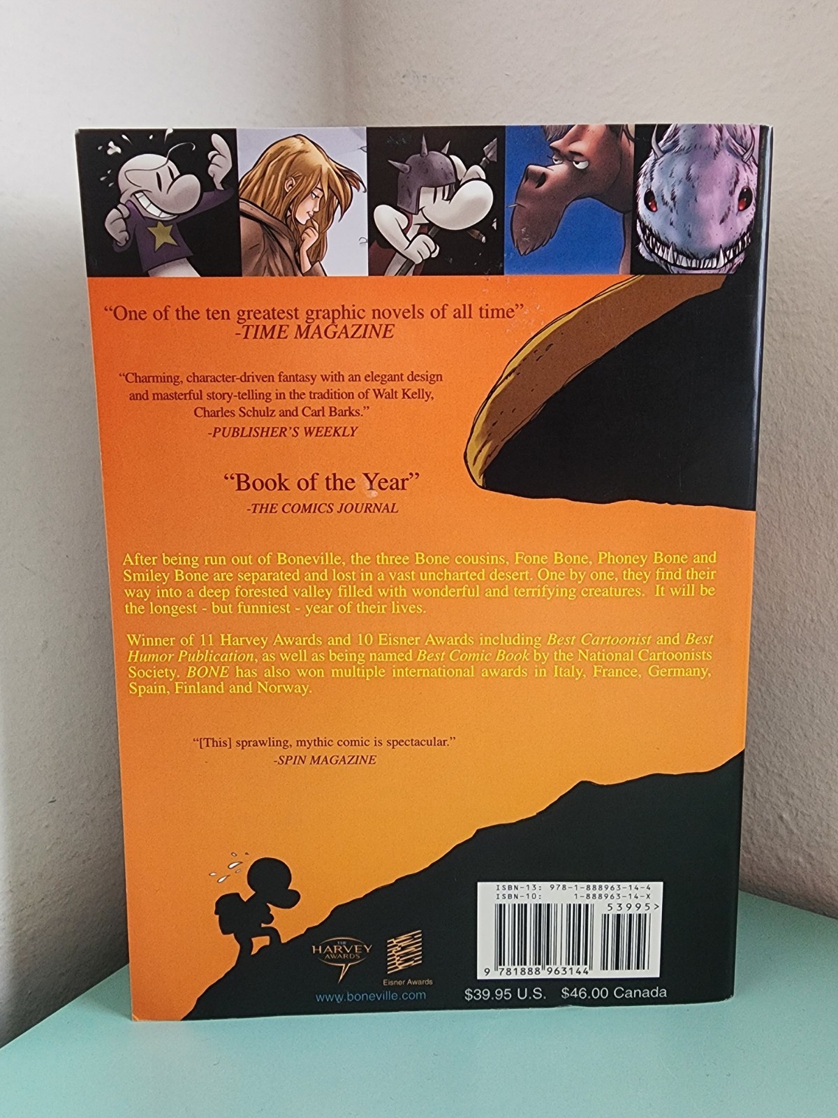 Bone Complete Cartoon Epic in One Volume Jeff Smith TPB 2004 Graphic Book B&W