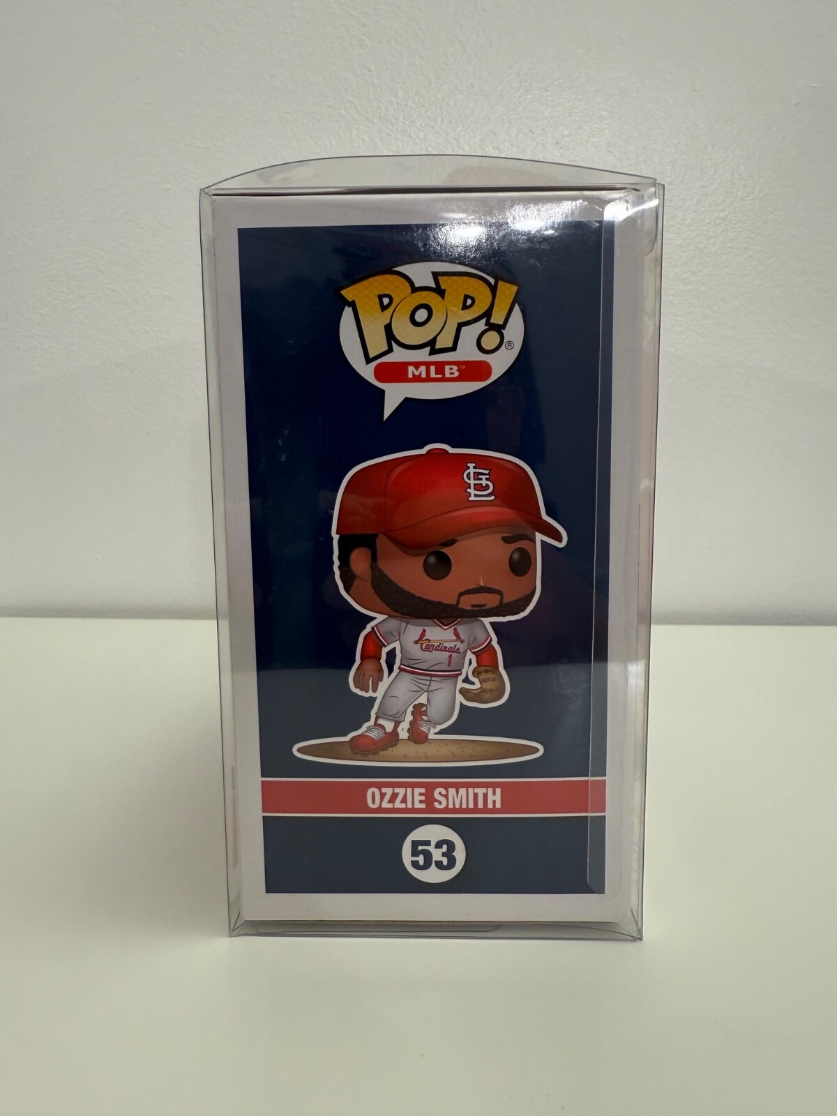 Funko pop Ozzie Smith with protector