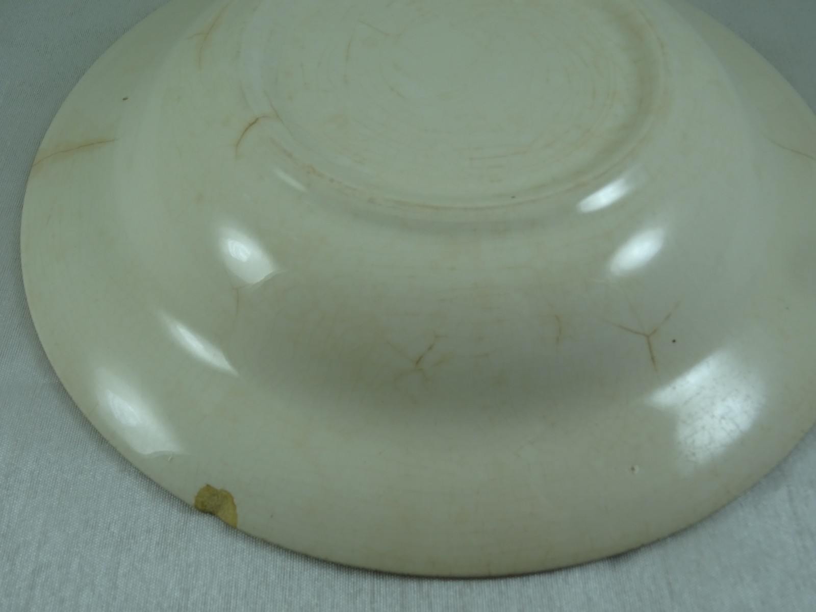Vintage Edwin Knowles Lido Pattern Dinner Plate 10 1/8″ 3 Soup Bowls 8 3/8″ 4pcs