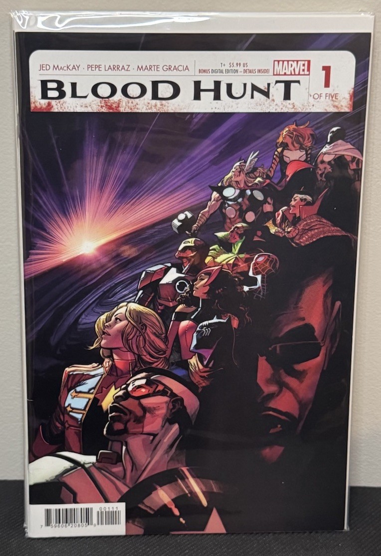 Blood Hunt #1 Cover A Marvel. We Combine. We Pack Well.